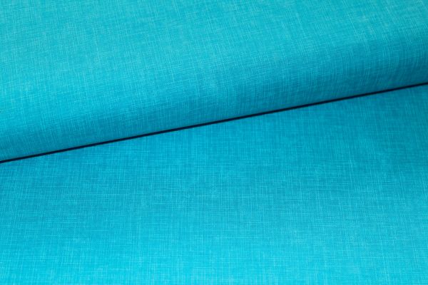 Designerbaumwollstoff Quilters Linen - azure  (10 cm)